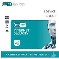 Phần mềm diệt Virus Eset Internet Security 1 User 1 Year - Bản quyền 1 Máy/1 Năm - Hàng Chính Hãng