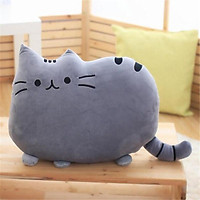 Creative Cartoon Cat Pillow Washable Decorative Waist Pillow Cute Cat Seat Cushion Plush Toy