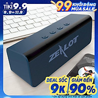 Loa bluetooth Zealot không dây nghe nhạc cực hay, âm thanh chất lượng cao, hỗ trợ kết nối Bluetooth 5.0, thẻ nhớ, USB - Hàng chính hãng