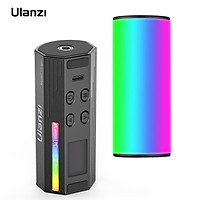 Ulanzi i-Light Mini Magnetic RGB Tube Light LED Video Light 2500K-9000K Dimmable Built-in Battery with LCD Screen