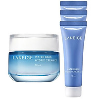 Bộ Kem Dưỡng Ẩm Cho Da Dầu Và Da Hỗn Hợp Laneige Water Bank Hydro Cream EX 50ml + 30ml