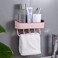 Two-color / Non-marking Belt Hook / Detachable / Multi-function / Towel Drain Rack / Double layer
