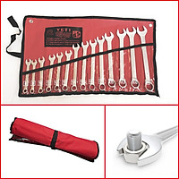 Bộ cờ lê vòng miệng đa năng 14 chi tiết 8-24mm