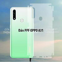 Tấm Dán dành cho Oppo A92, A52, A53, A31 A5 2020 A9 2020 A91 A5S A7, A5S, A1K, A3S, A12E Dán Màn hình, dán mặt sau Full