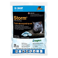 Thuốc diệt chuột Storm 0.005% (1 gói x 20 viên) (bao bì mới)