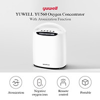YUWELL YU560 Household Oxygen Concentrator With Atomization Function 96% High Oxygen Concentration/Anion Generator/Low Noise/With Remote Control Homecare Oxygen Machine Medical Equipment