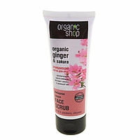 Tẩy Tế Bào Chết Organic Ginger HOA ANH ĐÀO Cho Da Mặt NGA (ĐƯỢC MẶT NẠ 3D)