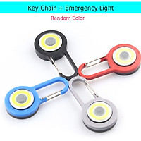 Multifunctional Key Light LED Key chain Light Outdoor COB Glare Light Home Emergency Light Night Light Portable Long Service LifeRandom Color