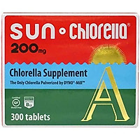 SUN CHLORELLA - Chlorella Supplement, Vitamin-Enriched and Vegan-Friendly Tablets (200 Mg - 300 ct)