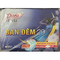 Combo 6 Băng Vệ Sinh Diana Sensi Night 29cm (Gói 4 Miếng)