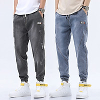 QUẦN JEAN JOGGER NAM, QUẦN BÒ NAM VỆT CHÉO NHẸ NHÀNG PHONG CÁCH