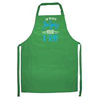 Tạp Dề Làm Bếp In Hình Funny X-Ray Tech Gift, I'm Silently Judging Your X-Ray Premium