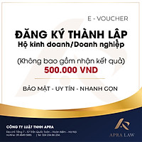 ĐĂNG KÝ THÀNH LẬP HỘ KINH DOANH/DOANH NGHIỆP