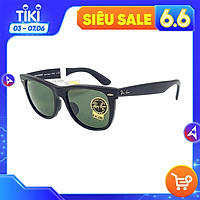 Kính Mát Unisex Rayban RB 2140-F 901S (54/18/150) - Xanh Rêu