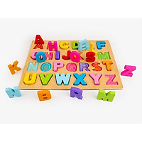 Bảng ghép nổi chủ đề chữ và số 20x30 cm cho bé