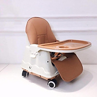 Ghế Ăn Dặm Đa Năng Hanbei. Đầy Đủ Phụ Kiện Đệm Bánh Xe Gấp Gọn - Chính Hãng.