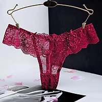 Quần Lót Ren Lọt Khe thiết kế 2 nơ nhỏ sexy gợi cảm ️trong suốt tôn dáng - 980