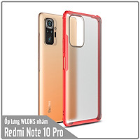Ốp lưng chống sốc cho Xiaomi Redmi Note 10 Pro nhám viền màu