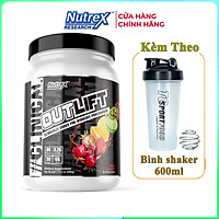 Combo Pre-Workout Outlift của Nutrex hương Fruit Punch hộp 20 lần dùng hỗ trợ tăng sức bền sức mạnh đốt mỡ giảm cân & bình lắc 600 ml (Màu Ngẫu Nhiên)