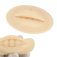 3D Lips Practice Silicone Reusable Fake Skin Multipurpose for Makeup Artists