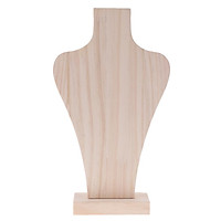Unfinished Wooden Rack Retail Shop Necklace Chain Jewelry Display