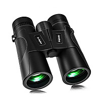 KKmoon 12×42 HD Zoom Binoculars Low Light Level Night Vision Binocular BAK4 Prism Long Distance Telescope with Diopter