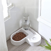 Khay ăn tự động cho chó mèo có máng nước tự động siêu tiện lợi