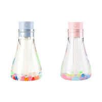2pcs USB Wishing Bottle Air Humidifier W/ Color Changing Night Light 500ml
