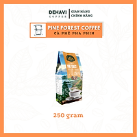 Pine Forest [250gr] Cà phê bột pha phin nguyên chất, Arabica Cầu Đất & Robusta Nam Ban rang mộc từ Dehavi Coffee