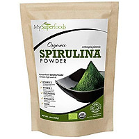Organic Spirulina Powder (1lb), MySuperFoods, Packed with Protein, Calcium and Vitamins, Nutrient Rich, Highest Quality Available, Certified Organic by The Soil Association
