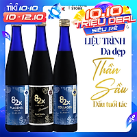 NỒNG NÀN LỬA YÊU Combo 3 Chai: COLLAGEN + PLACENTA + PLACENTA SAKURA Nước Uống Đẹp Da Đến Từ Nhật Bản Số 1 VN 500ml/Chai