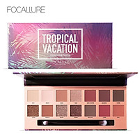 (Hàng Mới Về) Bảng Phấn Mắt Focallure 14 Màu Kèm Cọ Trang Điểm 180g