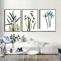 Tranh Treo Tường Hiện Đại Phòng Khách - Hoa 89-a-b-c
