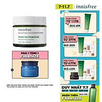 Kem Dưỡng Ẩm Phục Hồi Bảo Vệ Da Innisfree Derma Green Tea Probiotics Cream 50ml - 131172707