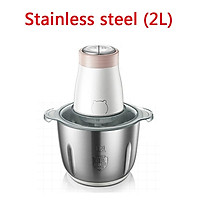 Bear 2L Máy xay thịt bằng thủy tinh Máy xay thịt gia dụng Máy xay thịt bằng điện Máy chế biến thực phẩm Gia vị Tỏi Máy băm rau củ tự động Máy băm nhỏ 2 tốc độ