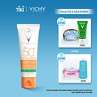 Kem Chống Nắng Chống Ô Nhiễm Và Bụi Mịn Hằng Ngày SPF 50+, Chống Tia UVA + UVB Capital Soleil Mattifying 3 In 1