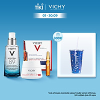 Bộ serum khoáng phục hồi chuyên sâu và làm sáng da Vichy Mineral 89