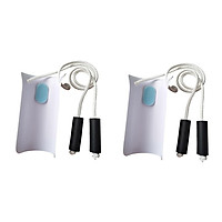 2 Pcs Deluxe Sock Aid Easy On and Off Stocking Slider Device w/Adjustable Cord