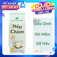 Gạo Nếp Chùm Vinh Hiển túi 1Kg - Nếp Sạch 3 Không - Gạo nếp dẻo, thơm xôi mới thuộc thương hiệu Gạo Vinh Hiển