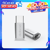 Bộ Chuyển Đổi Dodocool Mini USB-C Sang Micro USB Cho MacBook / ChromeBook Pixel/ Nexus 5X/ Nexus 6P/ OnePlus Two/ Nokia N1/ Thiết Bị Được Hỗ Trợ Loại C Bạc