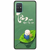 Ốp lưng dành cho Samsung A51 mẫu Tâm Chiếc Lá