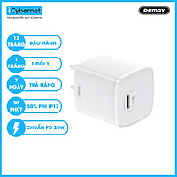 Củ sạc mini chuẩn PD 20W Remax RP-U75 - Hàng chính hãng