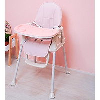 Ghế Ăn Dặm Đa Năng Hanbei. Đầy Đủ Phụ Kiện Đệm Bánh Xe Gấp Gọn - Chính Hãng.