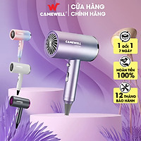 Máy sấy tóc mini chính hãng CameWell công suất lớn 1000W , giảm tiếng ồn, an toàn khi sử dụng, tạo kiểu tóc chuyên nghiệp 2 chiều nóng lạnh CW02HD