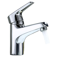 Vòi lavabo nóng lạnh Eurolife EL-3002 (Trắng bạc)