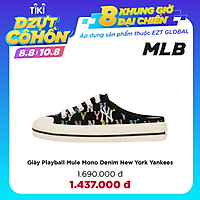 Giày Playball Mule Mono Denim New York Yankees