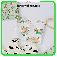Pijama Cho Bé Trai Gái, Bộ Pijama Pizama Cho Bé Trai Gái Đũi Nhăn Nhiều Họa Tiết Minky Mom Binhphuong.store