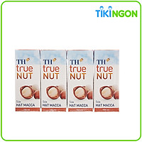 Lốc 4 hộp Sữa hạt Macca TH true NUT 180ml