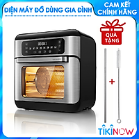Lò Chiên Nướng Sấy Chân Không Điện Tử Lock&Lock EJF291BLK 10L - Hàng Chính Hãng, Dung Tích Lớn, Cửa Có Thể Tháo Rời Để Vệ Sinh, Tặng Kèm Ống Hút Và Cọ Rửa