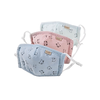 Khẩu Trang Cho Bé, Khẩu Trang Vải Xô 4 Lớp Kháng Khuẩn Cho Bé Từ 1-3 Tuổi (Có Điều Chỉnh Quai)